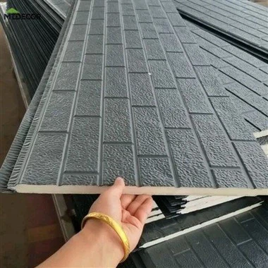 Brick Series PU Wall Insulation Metal Siding