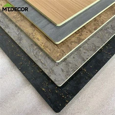 Marble Design Bamboo Carbon Crystal Wall Panel